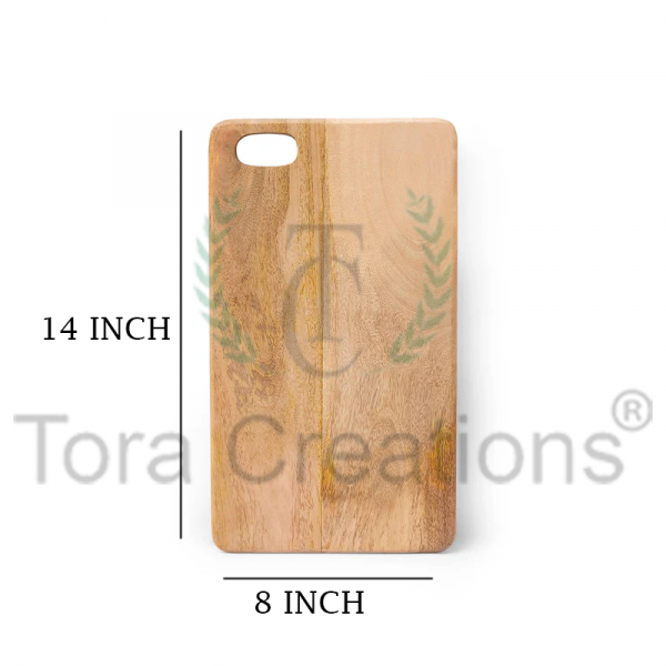 Chopping Board Rectangle Mango Wood - Image 2