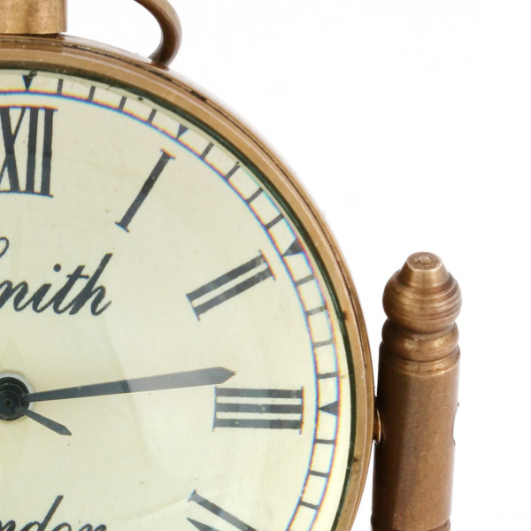 2 Inch DP + Compass Brass Table Clock - Image 3
