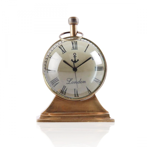 2 Inch Trophy Brass Table Clock - Image 5