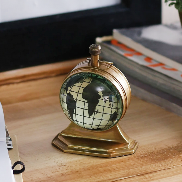 2 Inch Trophy Brass Table Clock - Image 4