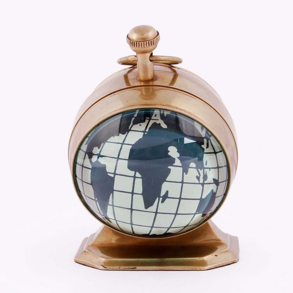 3 Inch Trophy Brass Table Clock - Image 4