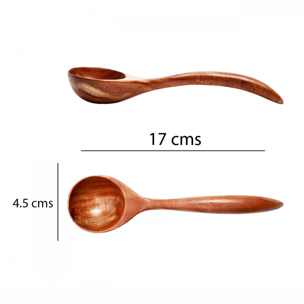 Neem Wood Soup Spoon - Image 7