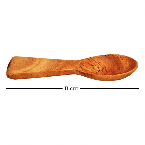 Neem Wood Condiments, Powder Spoon - Image 2
