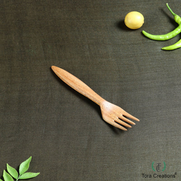 Neem Wood Fork 7 Inch