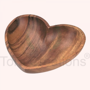 Tora creations acacia wood serving bowl 4 inch