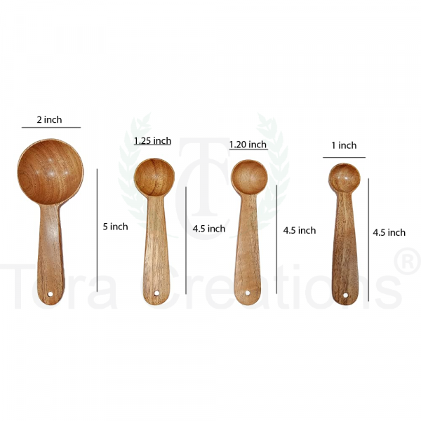 Tora creations measuring spoon set of 4