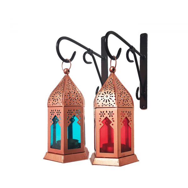 Hanging Lantern Tealight Holders - Image 2