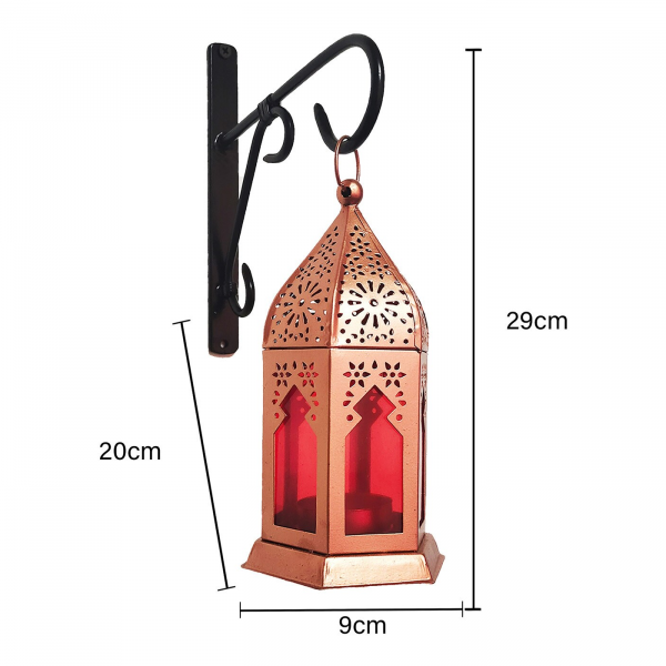 Hanging Lantern Tealight Holders - Image 3